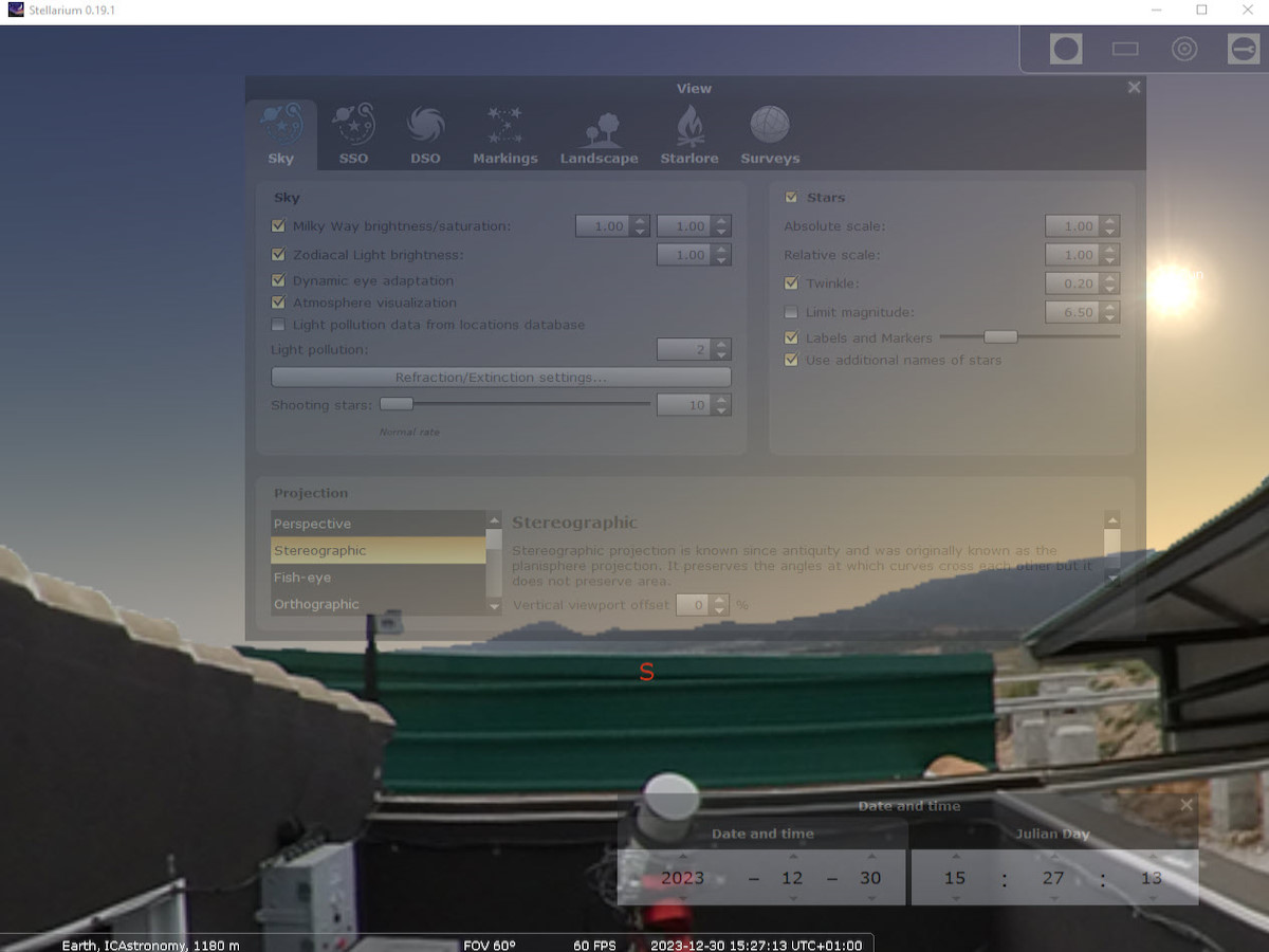 Stellarium Software